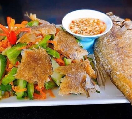 Cách làm gỏi dưa khô cá sặc