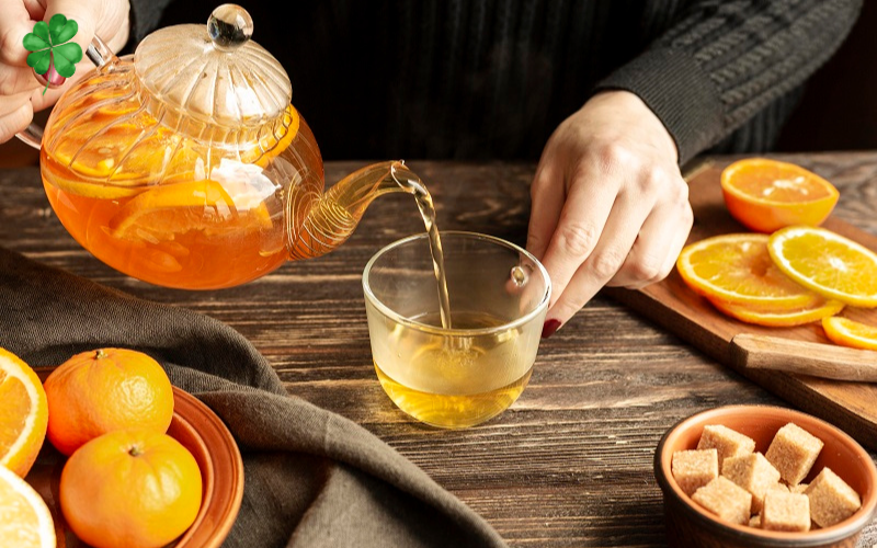 Thành phần của trà đường thường gồm trà tự nhiên và đường