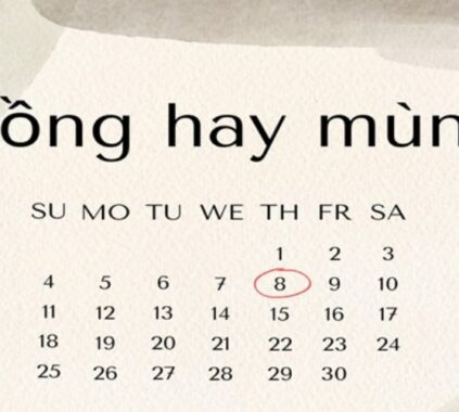 mồng hay mùng