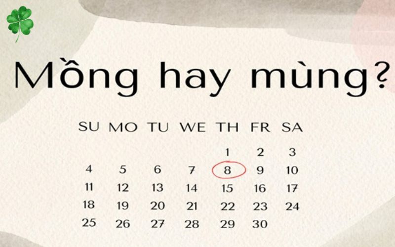 mồng hay mùng