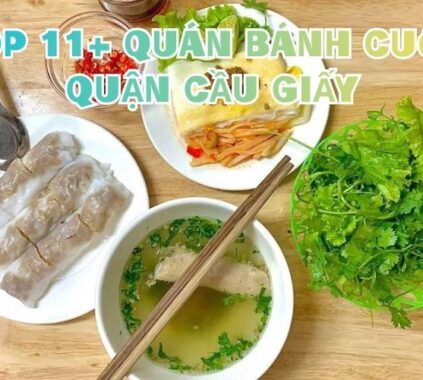 Bánh cuốn quận cầu giấy