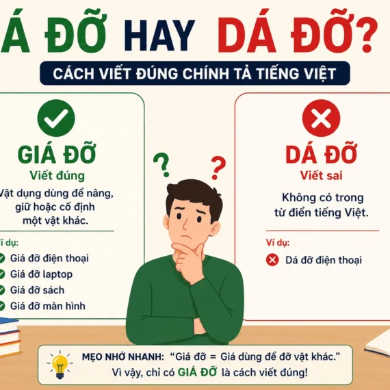 Giá đỡ hay dá dỡ